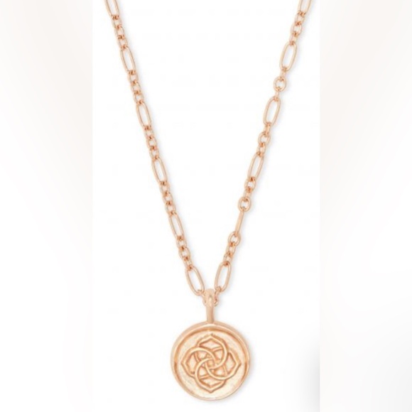 Kendra Scott Jewelry - KENDRA SCOTT DIRA ROSE GOLD PLATED COIN PENDANT NECKLACE BRAND NEW